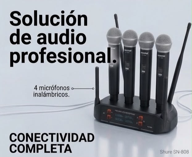 Micrófonos inalámbricos Shure SN-808
