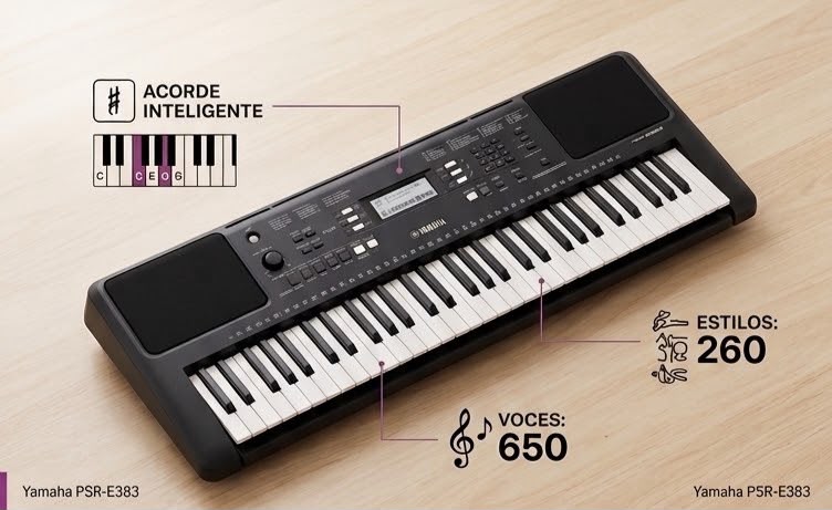 Piano Yamaha PSR-E383